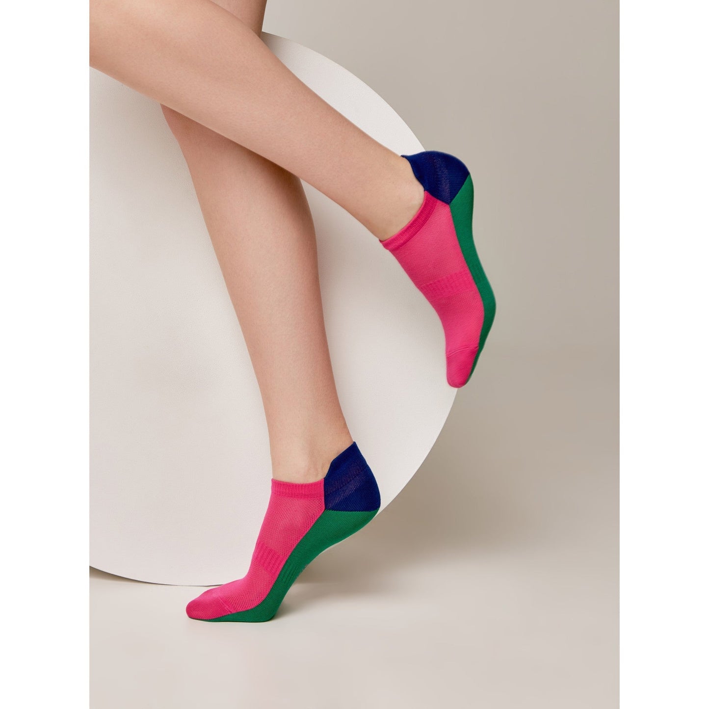 Cotton Ankle Socks Conte Active - With a "Tongue" 393