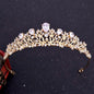 Brianna - Bridal 3-Piece Jewelry Set With Tiara - Available in Gold and Silver