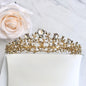 Pamela - Bridal 3-Piece Jewelry Set With Tiara - Available in Gold and Silver