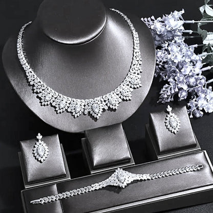 Emmy - 3-Piece Luxury Cubic Zirconia Bridal Jewelry Set