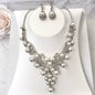 "Myla" - Pearl 3-Piece Bridal Jewelry Set With Tiara
