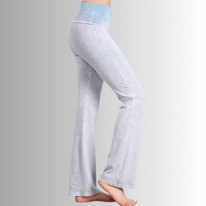 Bootcut Flare Mineral Washed Jeggings Made in USA