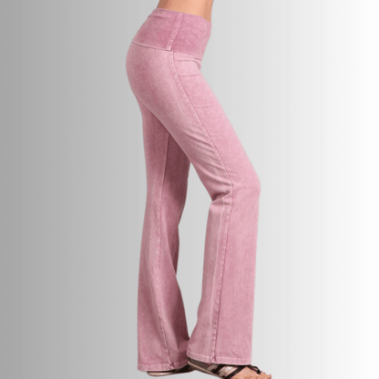 Bootcut Flare Mineral Washed Jeggings Made in USA