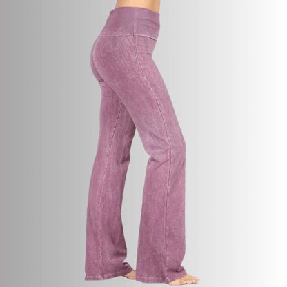 Bootcut Flare Mineral Washed Jeggings Made in USA
