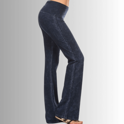Bootcut Flare Mineral Washed Jeggings Made in USA