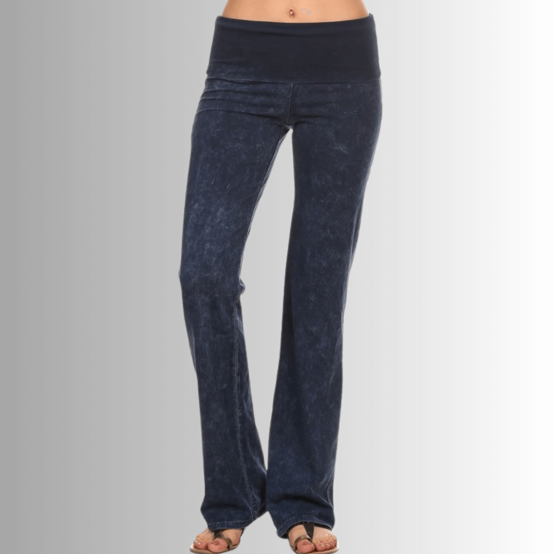 Bootcut Flare Mineral Washed Jeggings Made in USA