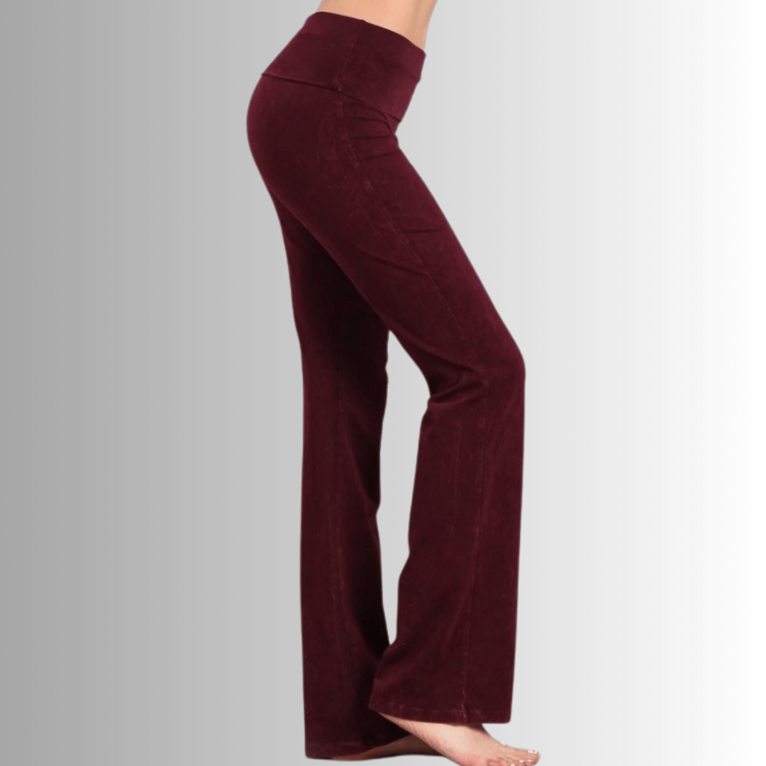 Bootcut Flare Mineral Washed Jeggings Made in USA