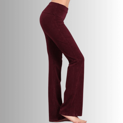 Bootcut Flare Mineral Washed Jeggings Made in USA