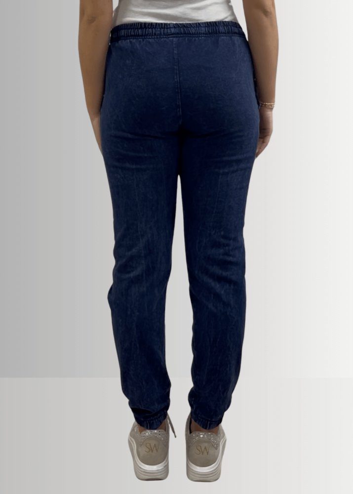 All Day French Terry Pocket Joggers Dark Denim