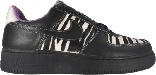 (2005) Nike Air Force 1 Purple Zebra New Size 8.5W