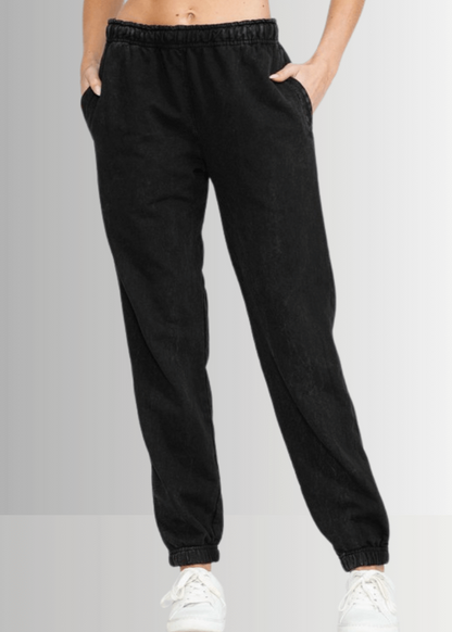 All Day French Terry Pocket Joggers Dark Denim