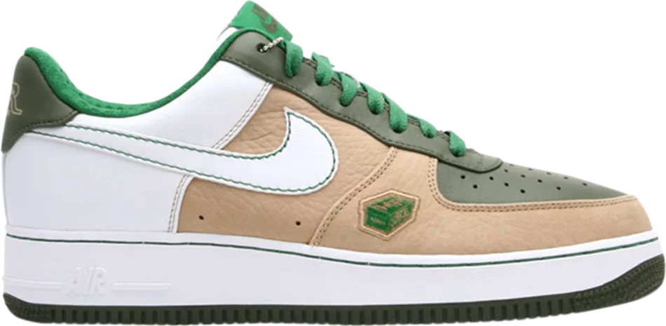 Nike Air Force 1 Premium 07 'White Green Size 9.5M New