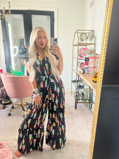 Champagne brunch jumpsuit in color options