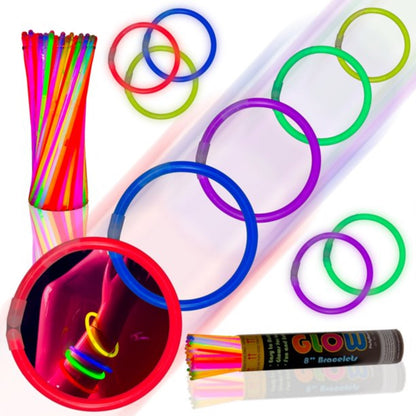 300 Club Pack 8 In. Glow Bracelets