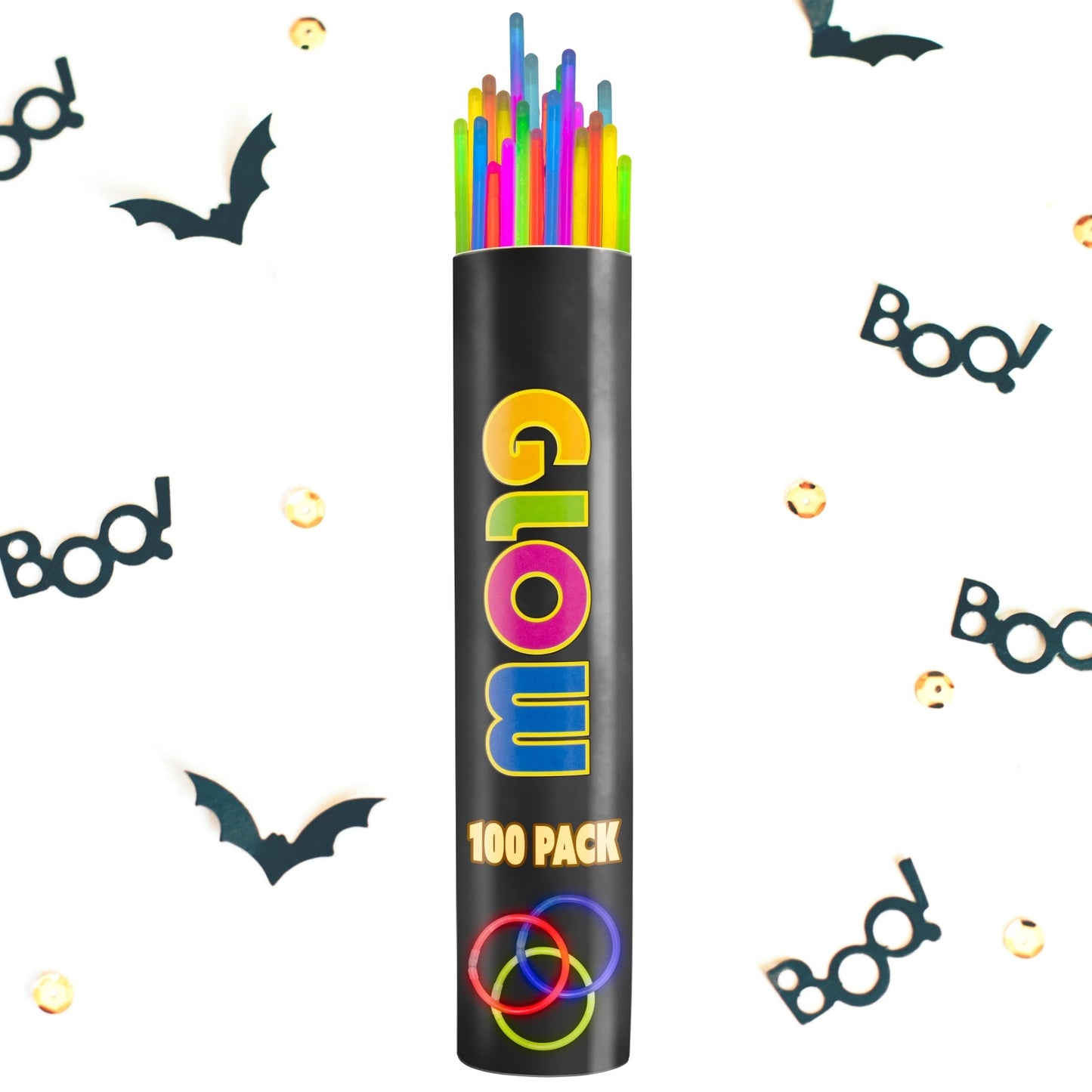 22 In. Neon Glow Necklaces With Assorted Colors | 300 Pack