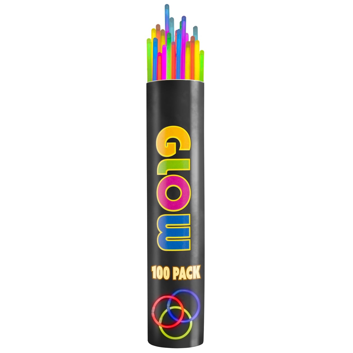 22 In. Neon Glow Necklaces With Assorted Colors | 300 Pack