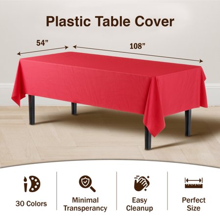 Premium Mint Plastic Table Cover