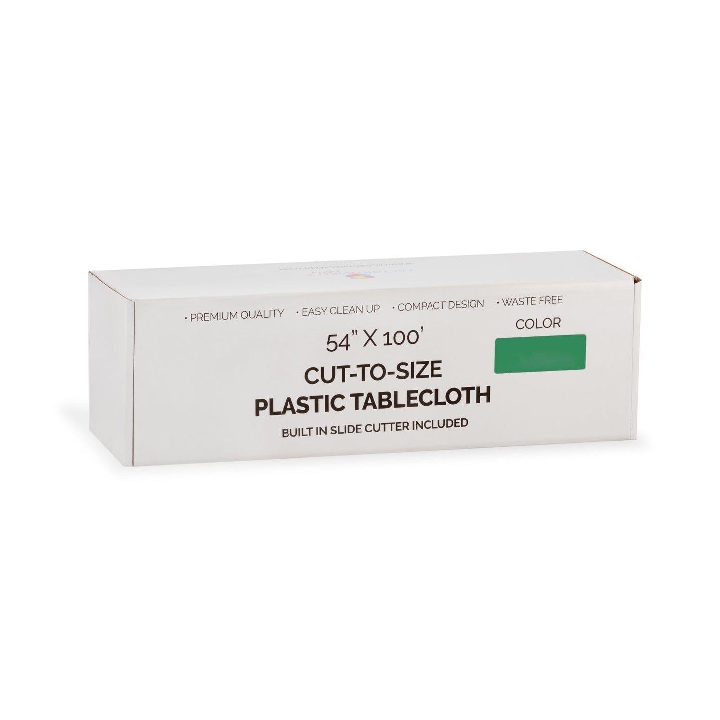54 In. x 100 Ft. Cut To Size Table Roll | Emerald Green