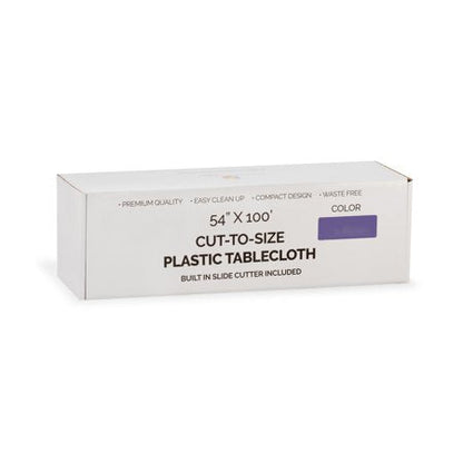 54 In. x 100 Ft. Cut To Size Table Roll | Purple