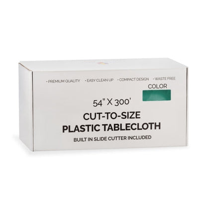 54 In. x 300 Ft. Cut To Size Table Roll | Dark Green