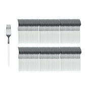 Trendables Forks White/Gold | 120 Count