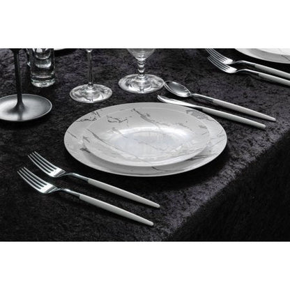 Trendables Forks White/Gold | 120 Count