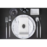 Trendables Forks White/Gold | 120 Count