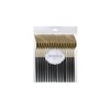 Trendables Forks Black/Gold | 120 Count