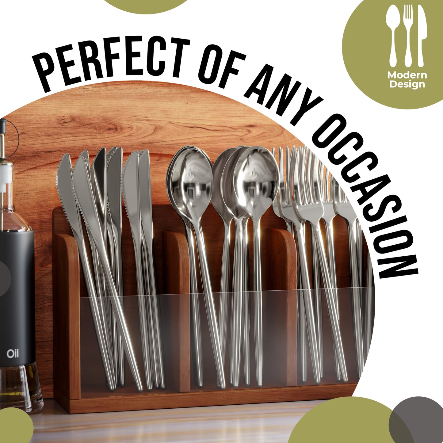 Trendables Gloss Silver Plastic Spoons | 120 Count
