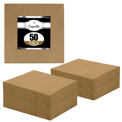 Gold Luncheon Napkins | 50 Count