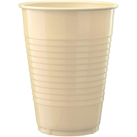 12 Oz. Ivory Plastic Cups | 50 Count