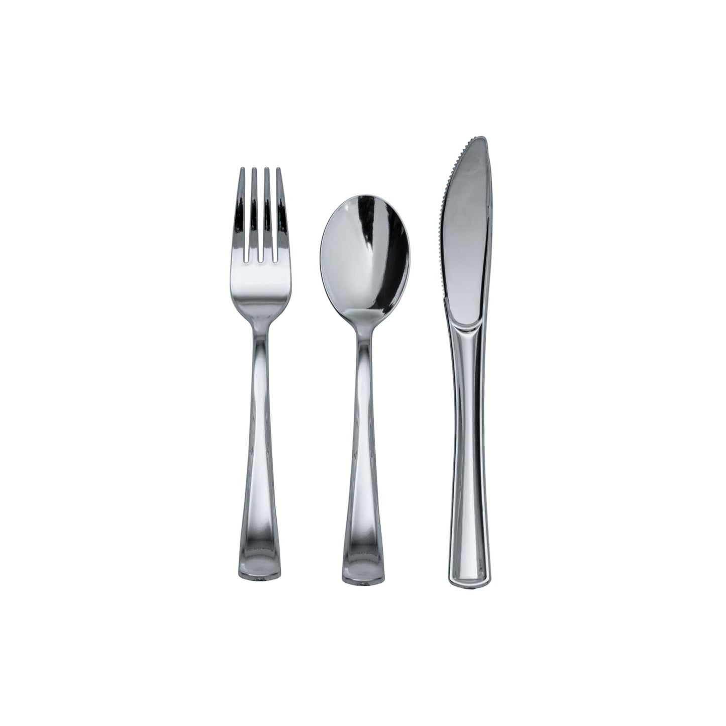 10 In. Classic Clear Design Plates Black Rim | 10 Count