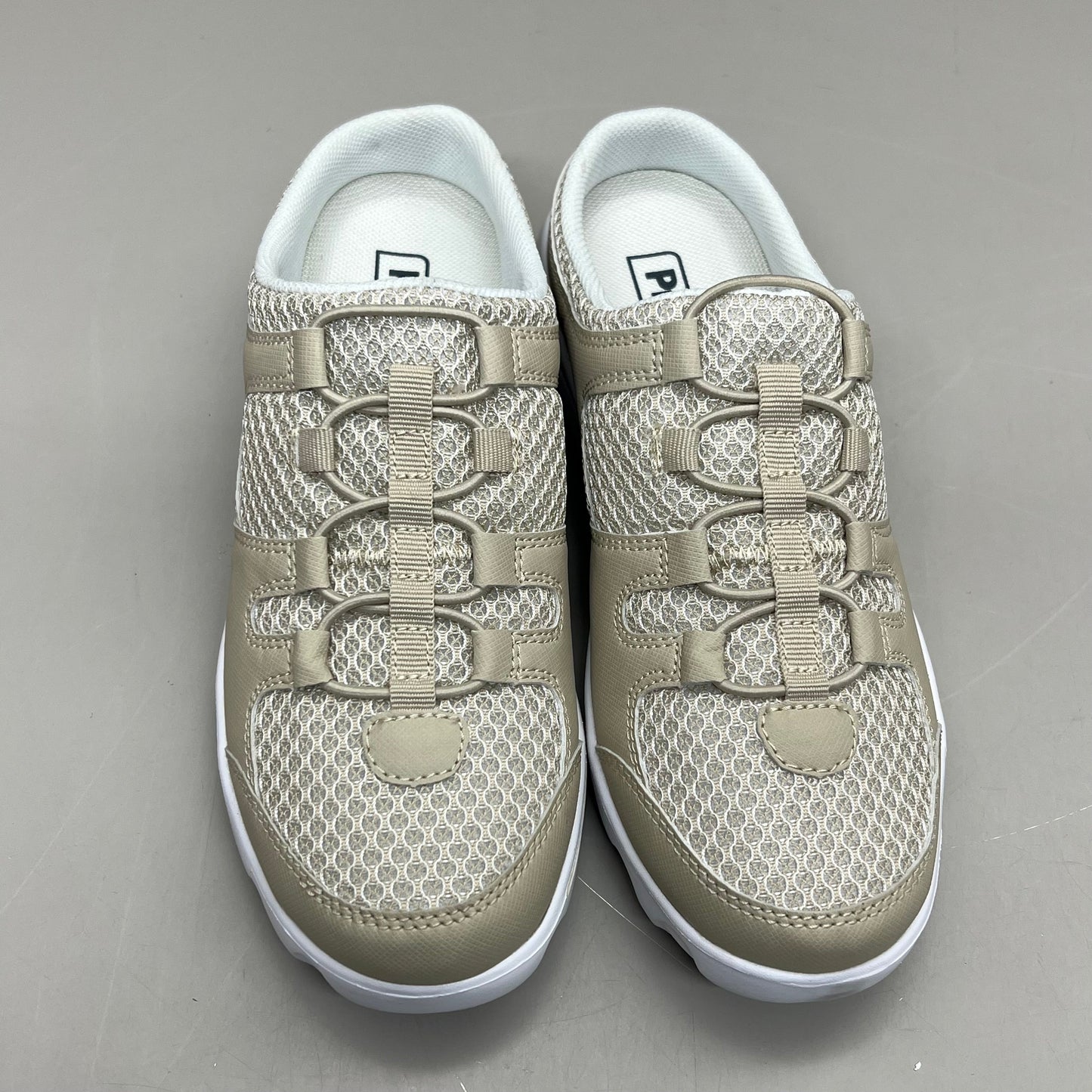 PROPET Travel Activ Slide Breathable 2 Tone Mesh Women's Sz 6 M(B) Sand WAT011M