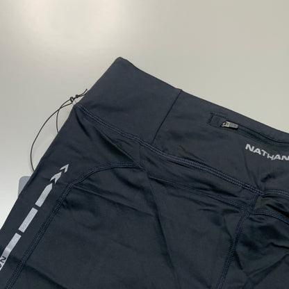 NATHAN Interval 3" Inseam Bike Short Women's Black Size Small NS51040-00001-S