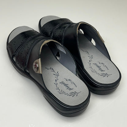 PROPET Gertie Supportive Sandal Orthotic Women's Sz 11 Width W(D) Black WSO041L