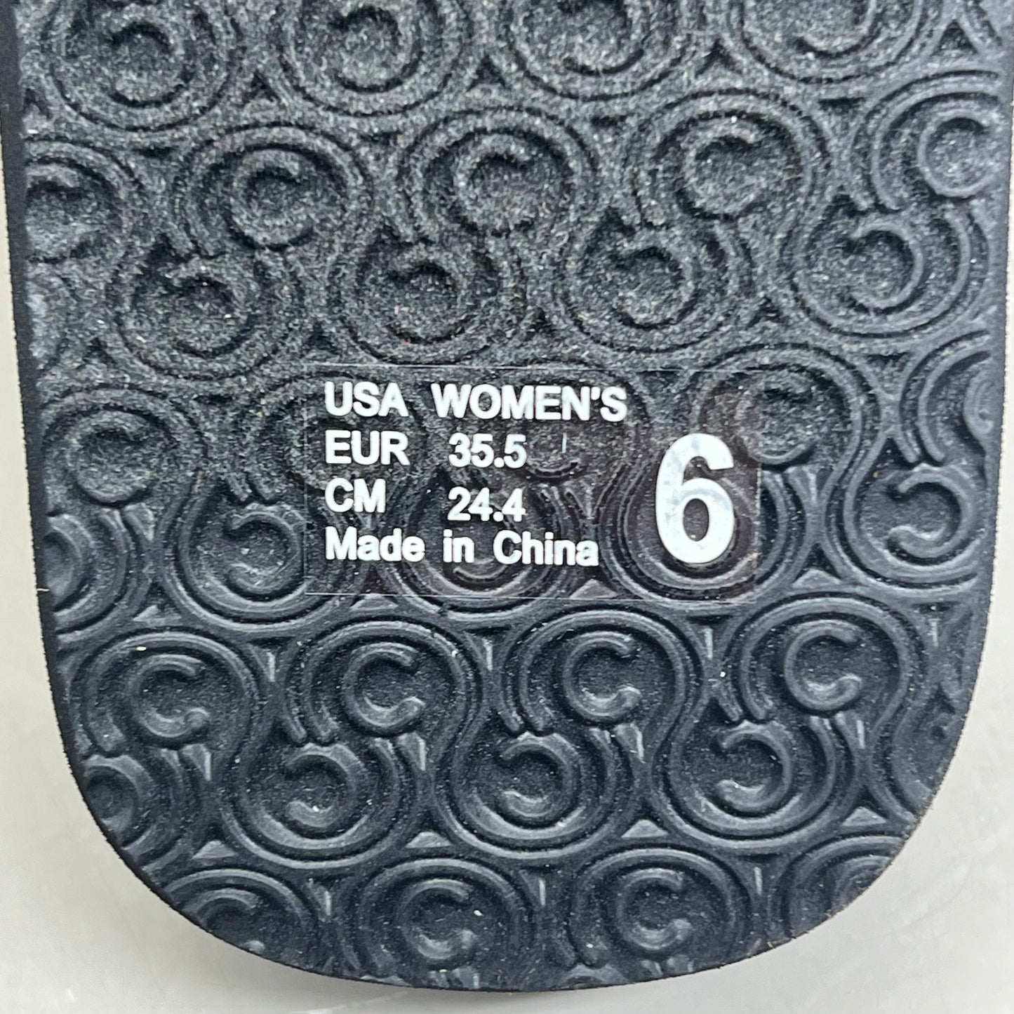 COBIAN Bermuda Bounce Sporty Style EVA Outsole Women's Sz 6 Black BEB24-001-06