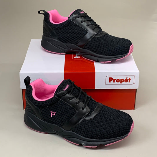 PROPET Stability X Lace Up Sneaker Shoes XX(4E) Women's SZ 10.5 Black/Berry WAA032MBBYE-10H