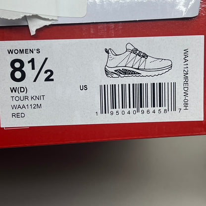 PROPET Tour Knit Double Insoles Ortholite Shoes Women Sz 8.5 W(D) Red WAA112M