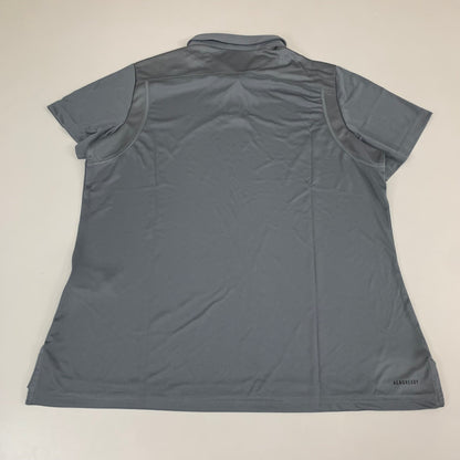 ADIDAS Aeroready Polo Shirt Women's XL Grey HT7680