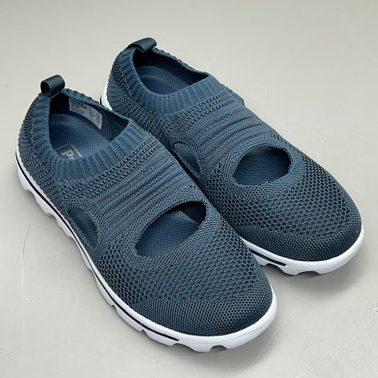 PROPET Travel Activ Avid Knit Flexible Shoe Women's Sz 8 N(AA) Denim WAT064M