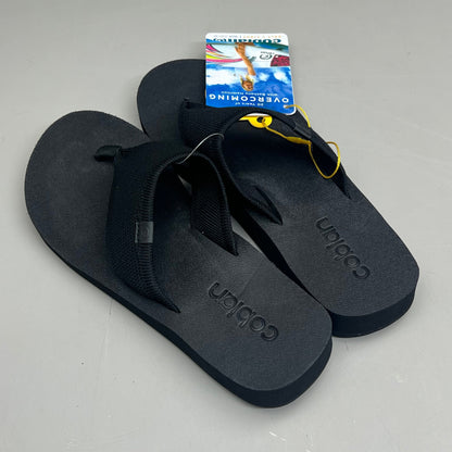 COBIAN Bermuda Bounce Sporty Style EVA Outsole Sandals Women's Sz 10, EU 41 Black BEB24-001-10