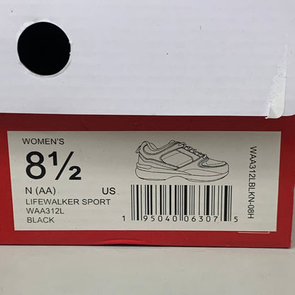 PROPET Lifewalker Sport Lace-up Shoes Women's SZ 8.5 Black WAA312LBLKN-08H