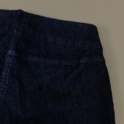 MULTIPLES Narrow Leg Pant Petite Women's Sz 4  Denim M2604P