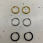 3 Pairs Minimalist Stainless Steel Hoop Earrings