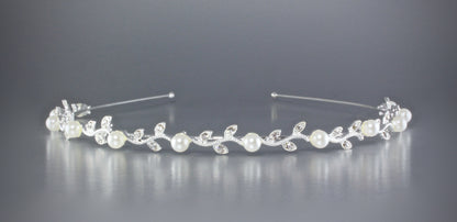 "Gigi" - Pearl and Crystal Bridal Headband