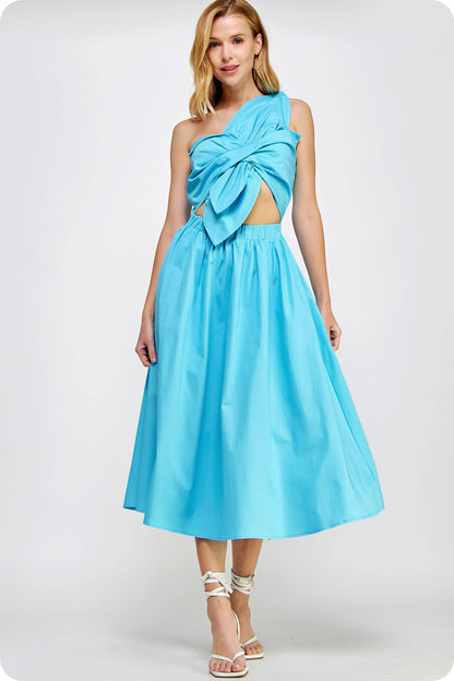 Knotted Bow Dress in color options