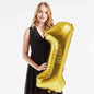 40in Gold Number Balloons - Large Numbers Foil 40" Digit Giant Jumbo Balloon Birthday Anniversary