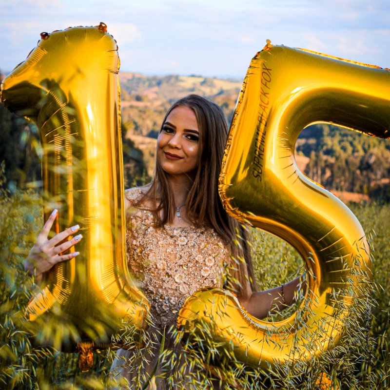 40in Gold Number Balloons - Large Numbers Foil 40" Digit Giant Jumbo Balloon Birthday Anniversary