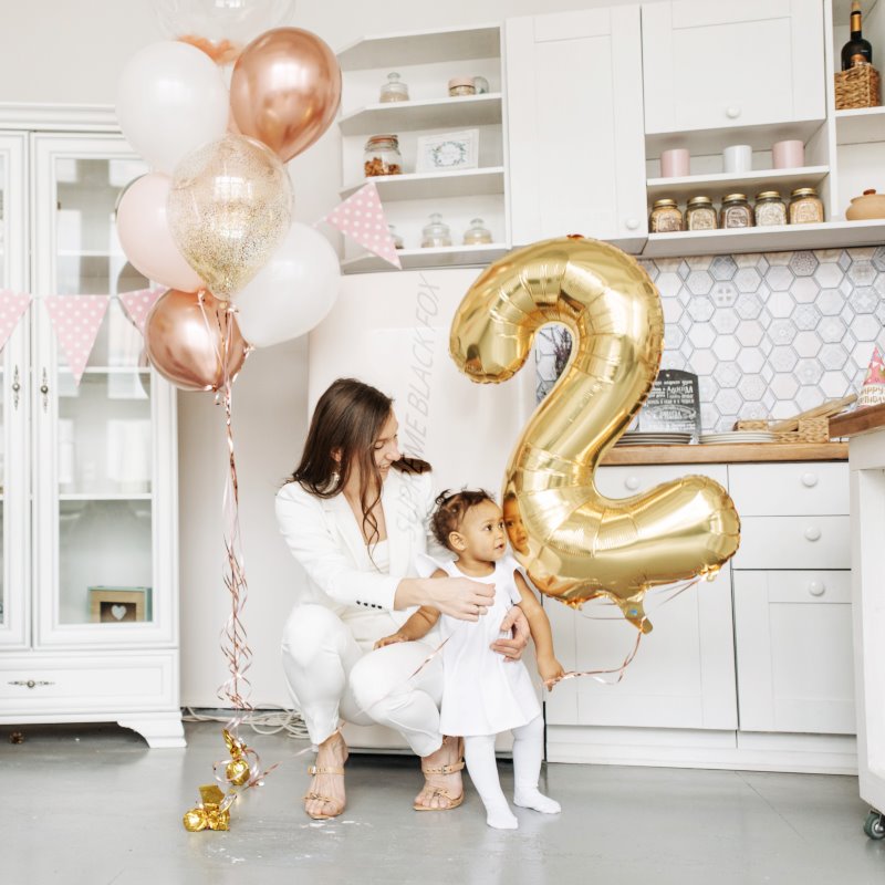 40in Gold Number Balloons - Large Numbers Foil 40" Digit Giant Jumbo Balloon Birthday Anniversary