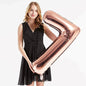 40in Rose Gold Number Balloons - Large Numbers Foil 40" Digit Giant Jumbo Balloon Birthday Anniversary